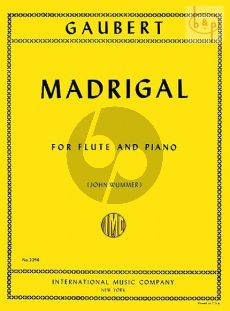 Madrigal for Flute and Piano