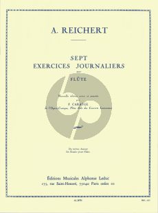 Reichert 7 Exercises Journaliers Op.5 Flute (Caratgé)