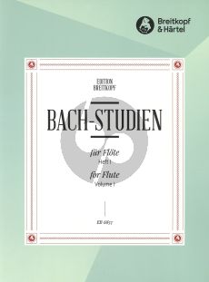 Bach-Studien Vol.1 (24 Ubertragungen aus Werken von J.S. Bach) (Schindler-Braun)
