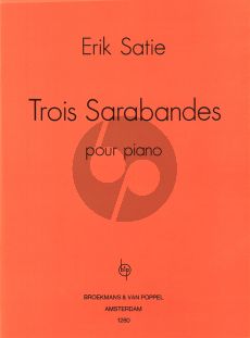 Satie 3 Sarabandes Piano