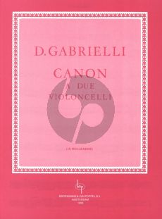 Gabrielli Canon for 2 Violoncellos (edited by Jan Hollanders)