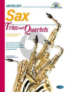 Trios & Quartets for Saxophones Bk-Cd (Score/Parts) (arr. Andrea Cappellari)