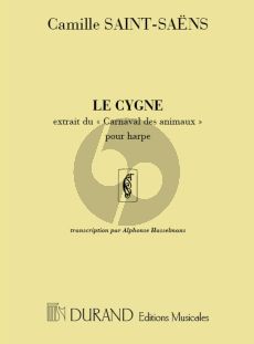 Saint-Saens Le Cygne pour Harpe (Extrait Du Carnaval Des Animaux) (transcription par Alphonse Hasselmans)