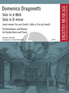Dragonetti Solo d-moll (nach Corelli's Sonata da camera) Kontrabass-Klavier