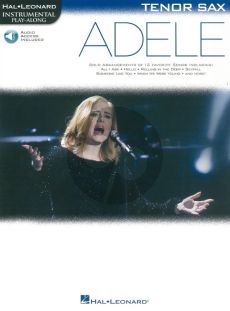 Adele Instrumental Play-Along Tenor Sax. (Book with Audio)