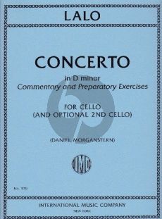 Lalo Cello Concerto d-minor Commentary and Preparatory Exercises Violoncello with 2nd Cello part