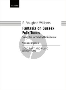 Vaughan Williams Fantasia on Sussex Folk Tunes Viola and Orchestra (piano reduction) (transcr. by Martin Outram)