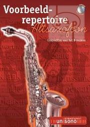 Voorbeeld Repertoire B-Examen (Alto Sax.-Piano with play-along CD) (Bk-Cd)