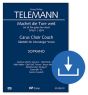 Telemann Machet die Tore weit TWV I:1074 Soli-Chor und Orchester Tenor Chor Stimme CD