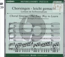 Paulus Op.36 Bass Chorstimme 2 CD's