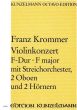 Krommer Konzert F-dur Violine und Orchester (Partitur) (Thomas Wicky-Borner)