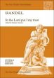 In the Lord put I my Trust HWV 247 (Chandos Anthem No.2) (Vocal Score)
