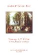 Eler Trio C-dur Op.9 No.2 fur Flote, Klarinette und Fagott Partitur und Stimmen (Herausgeber Jurgen Schmidt)