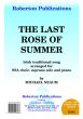 Neaum Last Rose of Summer SSA-Piano