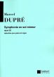 Dupre Symphonie g-mineur Opus 25 Orgue et Orchestre (reduction Orgue et Piano)
