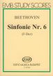 Beethoven Symphony No. 6 F-major Op. 68 'Pastorale' Study Score (edited by Gábor Darvas)