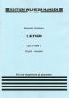 Zemlinsky Lieder Op. 5 Vol. 1 Medium Voice and Piano