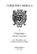 Merulo 7 Canzonen (Sonate Concertante) 2 Descant Recorders [Violins] and Bc (Herausgegeben von Joachim Arndt und Claudia Schweitzer)