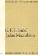 Handel Judas Maccabeus Soli-Chor-Orchester Partitur (Arthur D. Walker)