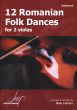 Fieraru 12 Romanian Folk Dances for 2 Violas (Advanced Level)