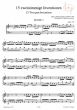 15 2 St. Inventionen BWV 772 - 786 Klavier