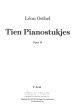 10 Pianostukjes Op.14 Piano solo