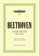 Beethoven An die Freude Finalsatz der Sinfonie Nr. 9 d-Moll op.125 Soli-Chor und Orchester (Klavierauszug) (Richard Hofmann)