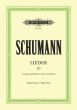 Schumann Lieder vol.3 (Hoch) (Nach den Handschriften und Erstdrucken) (Max Friedlaender)
