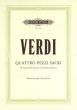 Verdi 4 Pezzi Sacri (SATB-Orch) (Vocalscore) (Soldan)