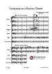 Tchaikovsky Rokoko Variationen Violoncello und Orchester Taschenpartitur (Her­aus­ge­ber Max Hochkofler)