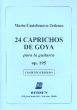 Castelnuovo-Tedesco 24 Caprichos de Goya Op.195 Vol.1 (No.1-6) Guitar (Angelo Gilardino)