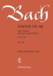 Bach Kantate No.198 BWV 198 - Lass, Furstin. lass noch einen Strahl (Trauer-Ode) (Deutsch/Franzosisch) (KA)