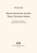 Huszar 3 Christmas Motets 4-part female choir (SSMA)