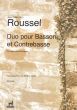 Roussel Duo Basson et Contrebasse (Score/Parts)