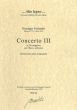 Ferlendi Concerto No.3 C-major Oboe-Orchestra (piano red.) (edited by Pierangelo Pelucchi)