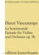 Vieuxtemps La Sentimentale - Fantasie für Violine und Orchester Op. 9b (Partitur) (Olaf Adler)