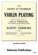 Sammons The Secret Of Technique in Violin Paying