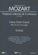 Mozart Vesperae Solennis de Confessore KV 339 Tenor Chorstimme MP3-CD (Carus Choir Coach)