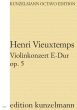 Vieuxtemps Konzert E-Dur Op. 5 für Violine und Orchester (Partitur) (Olaf Adler)