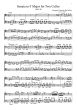 Dall'Abaco Drei Duette ABV 47 - 48 - 49 für 2 Violoncelli (Herausgegeben als Erstausgabe, von Elinor Frey)