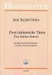 Schittino 2 Italienische Tanze fir Flote und Streichquintett Partitur und Stimmen