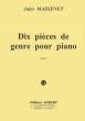 Massenet 10 Pieces de Genre Piano
