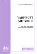 Vanherenthals Varium et Mutabile Double Bass Quartet Score and Parts