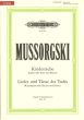 Mussorgsky Kinderstube-Lieder und Tanze des Todes (Urtext in Originalton.) (Russ./Germ.) (Aussprachehilfen)