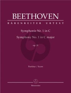 Beethoven Symphony No.1 C-major Op.21 Full Score (edited by Jonathan Del Mar)