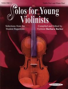 Album Solos for Young Violinists Vol.2 for Violin with Piano Accompaniment (compiled and edited by Barbara Barber)
