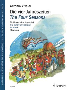Vivaldi Die 4 Jahreszeiten Op.8 No.1 - 4 Klavier (arr. H.G. Heumann)