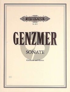 Genzmer Sonate Klarinette und Klavier (1997)