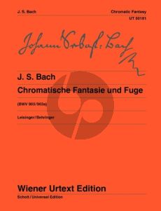 Bach Chromatische Fantasie und Fuge BWV 903/903A