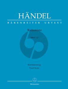 Handel Radamisto HWV 12B Klavierauszug (it./dt.) (Opera seria in tre atti 2. Fassung) (Terence Best)